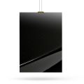 3M 2080-HG212 Black Metallic High Gloss A4 Muster