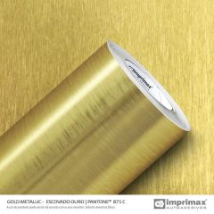 IMPRIMAX Metallfolie Gold dekorfolie moebelfolie Gold Metallic Escovado Ouro