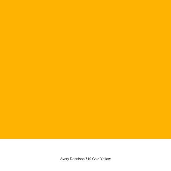 Avery 710 Gold Yellow Glänzend
