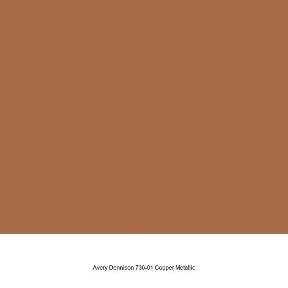 Avery 736-01 Copper Metallic Glänzend