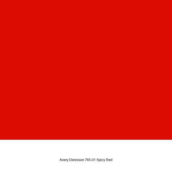Avery 765-01 Spicy Red Glänzend