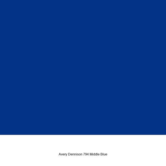 Avery 794 Middle Blue Glänzend